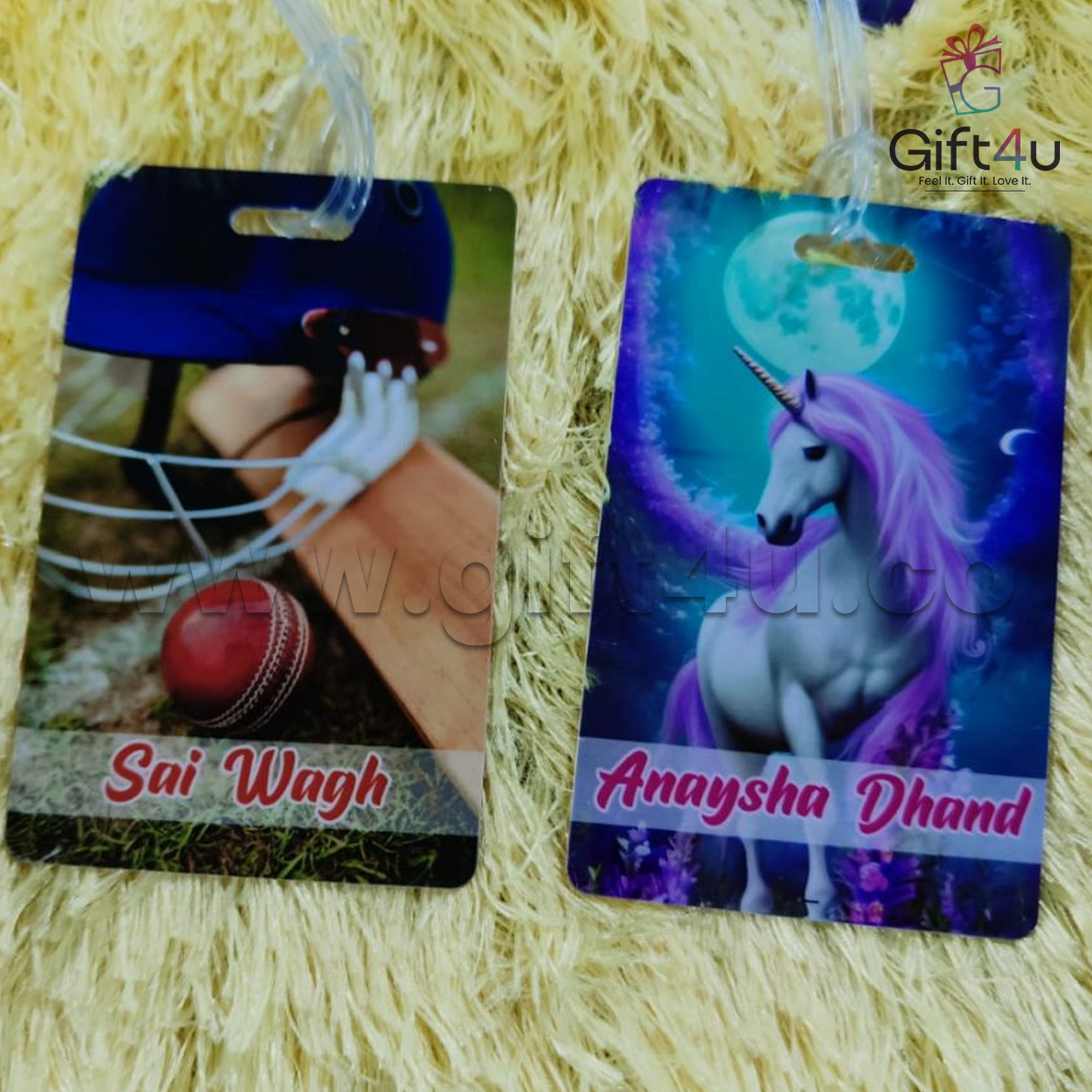 G4U LT2 Personalized Card Luggage Tag