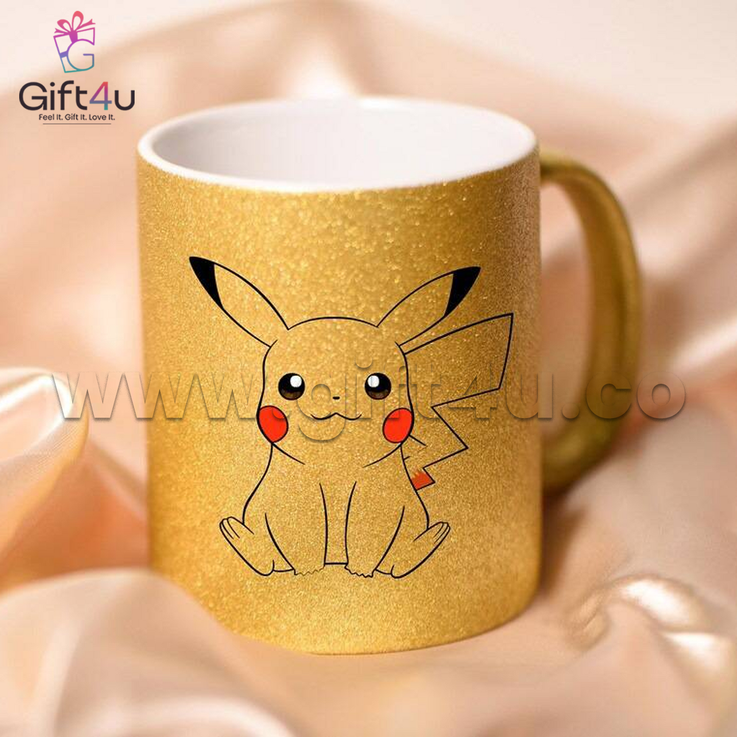 G4U M5 GlimmerSip Gold Mug