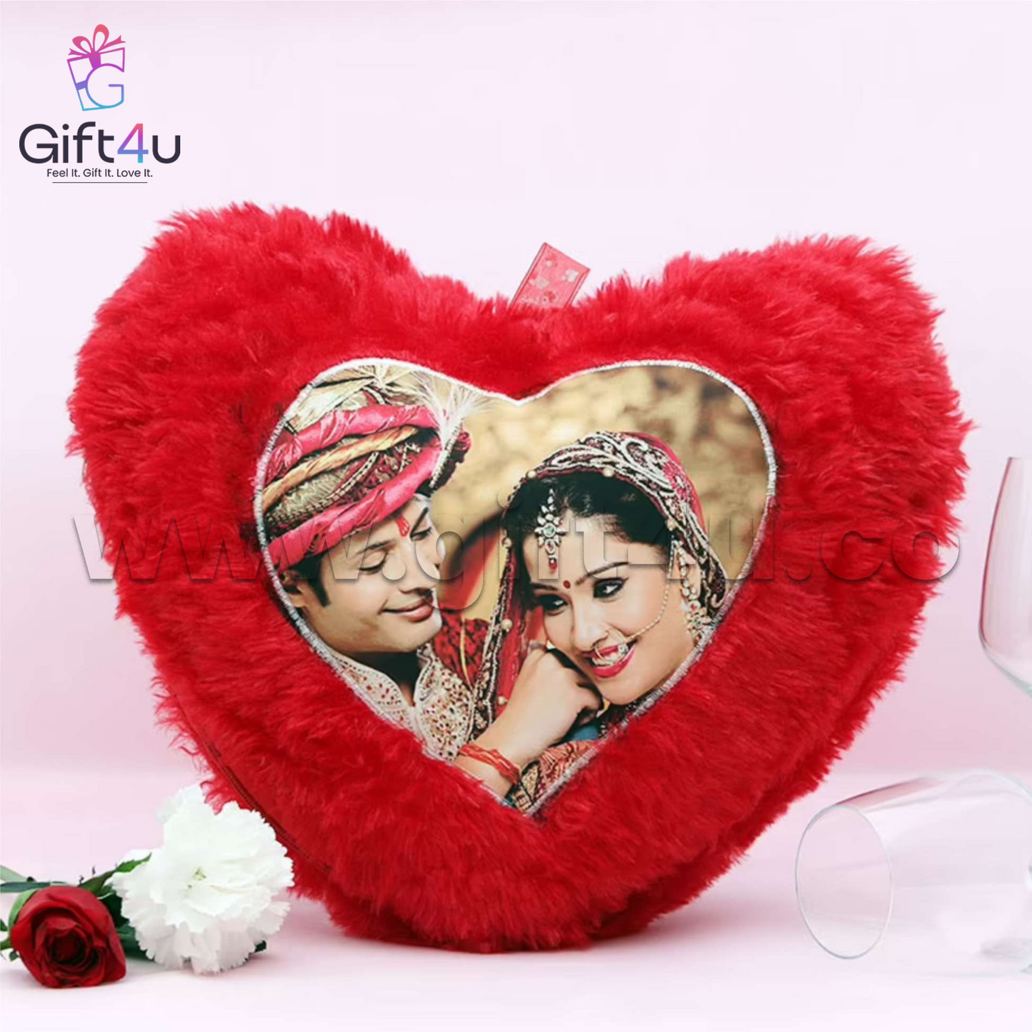 G4U PL5 Heartfelt Memories Custom Photo Pillow