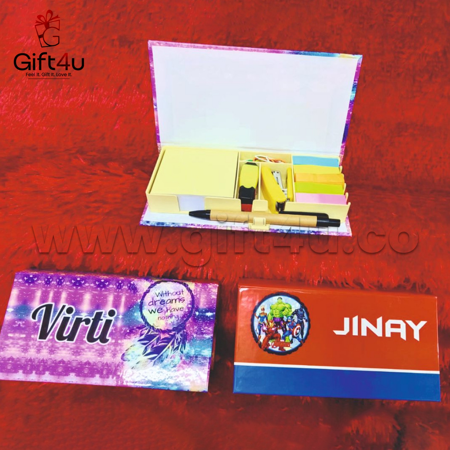 G4U DO1 Personalised Desk Organizer Set