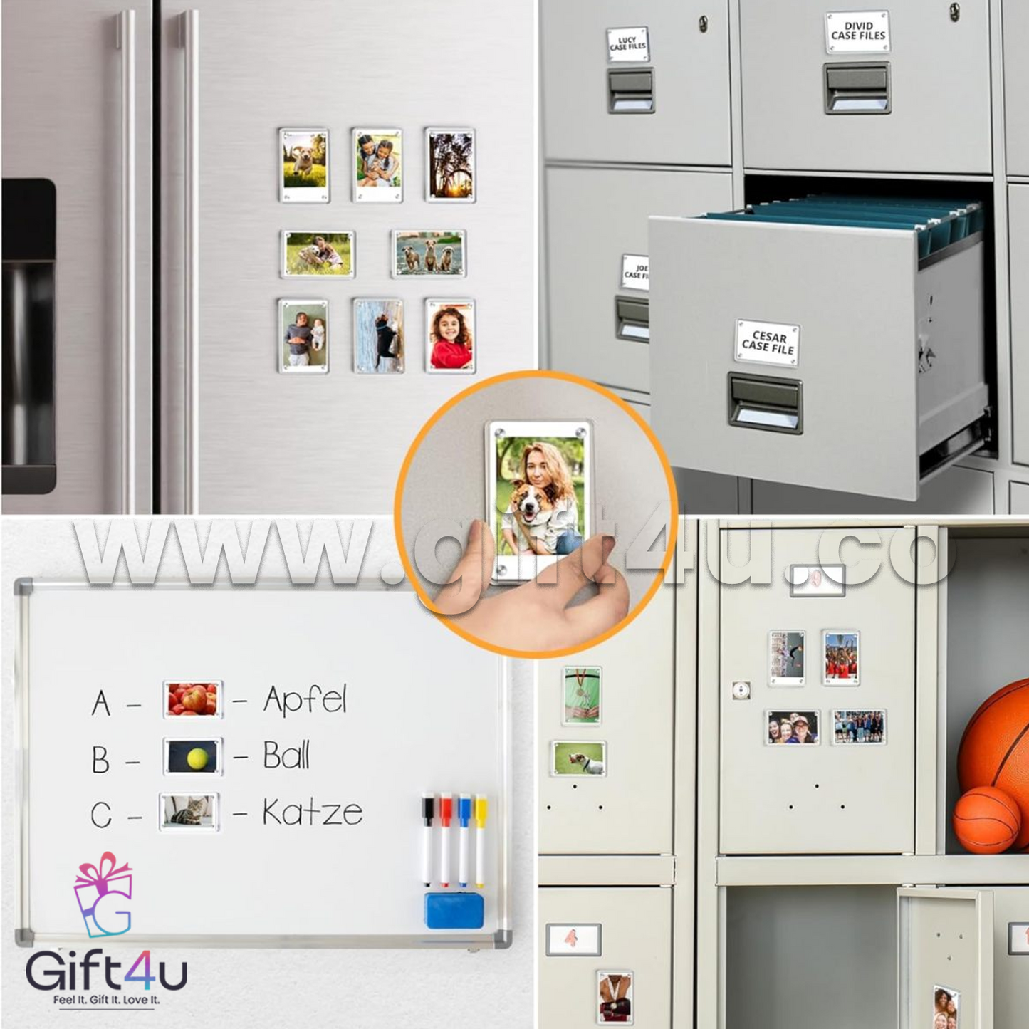 G4U MG7 PolaMag – Polaroid-Style Fridge Magnets