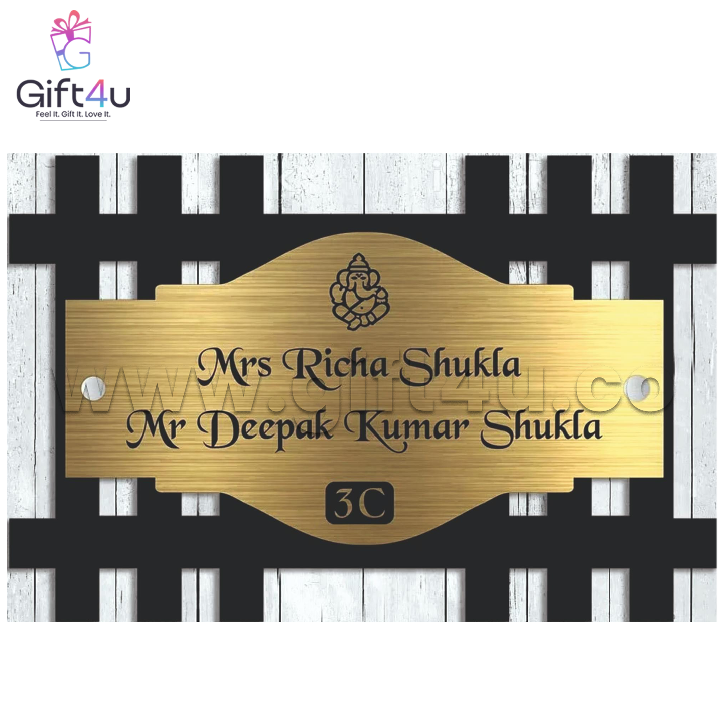 G4U NP25 GridElegance Name Plate