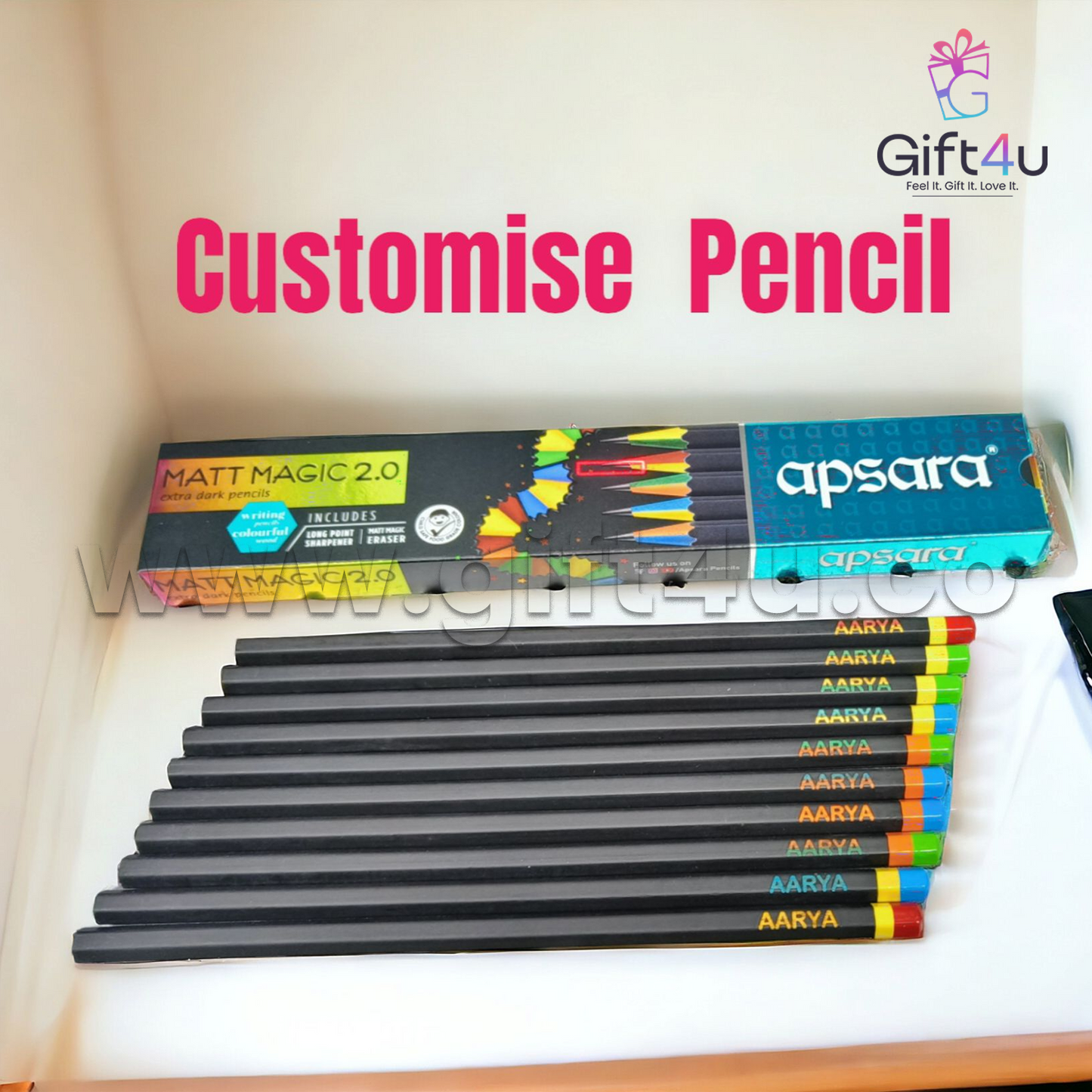 G4U CP1 Personalized Pencil Set of 10 for Kids