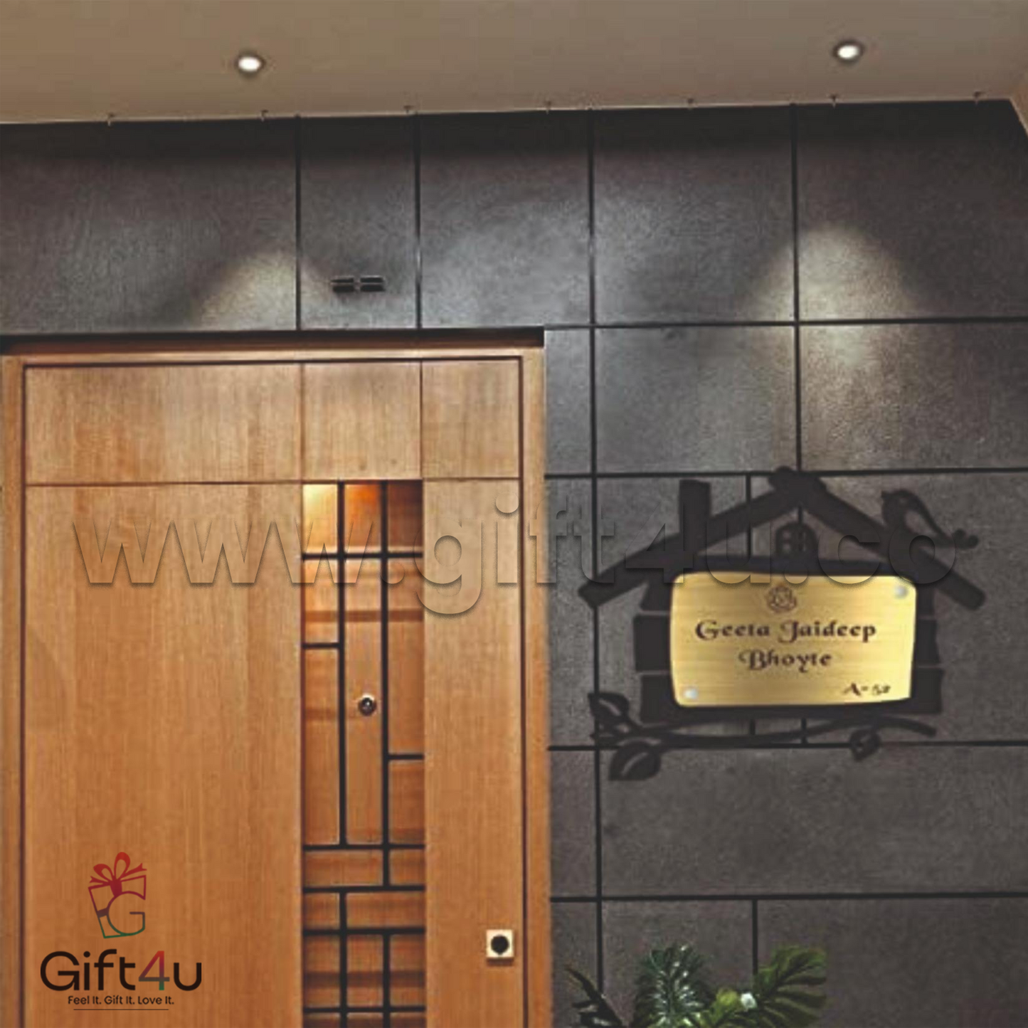 G4U NP26 HomeNest Acrylic Name Plate