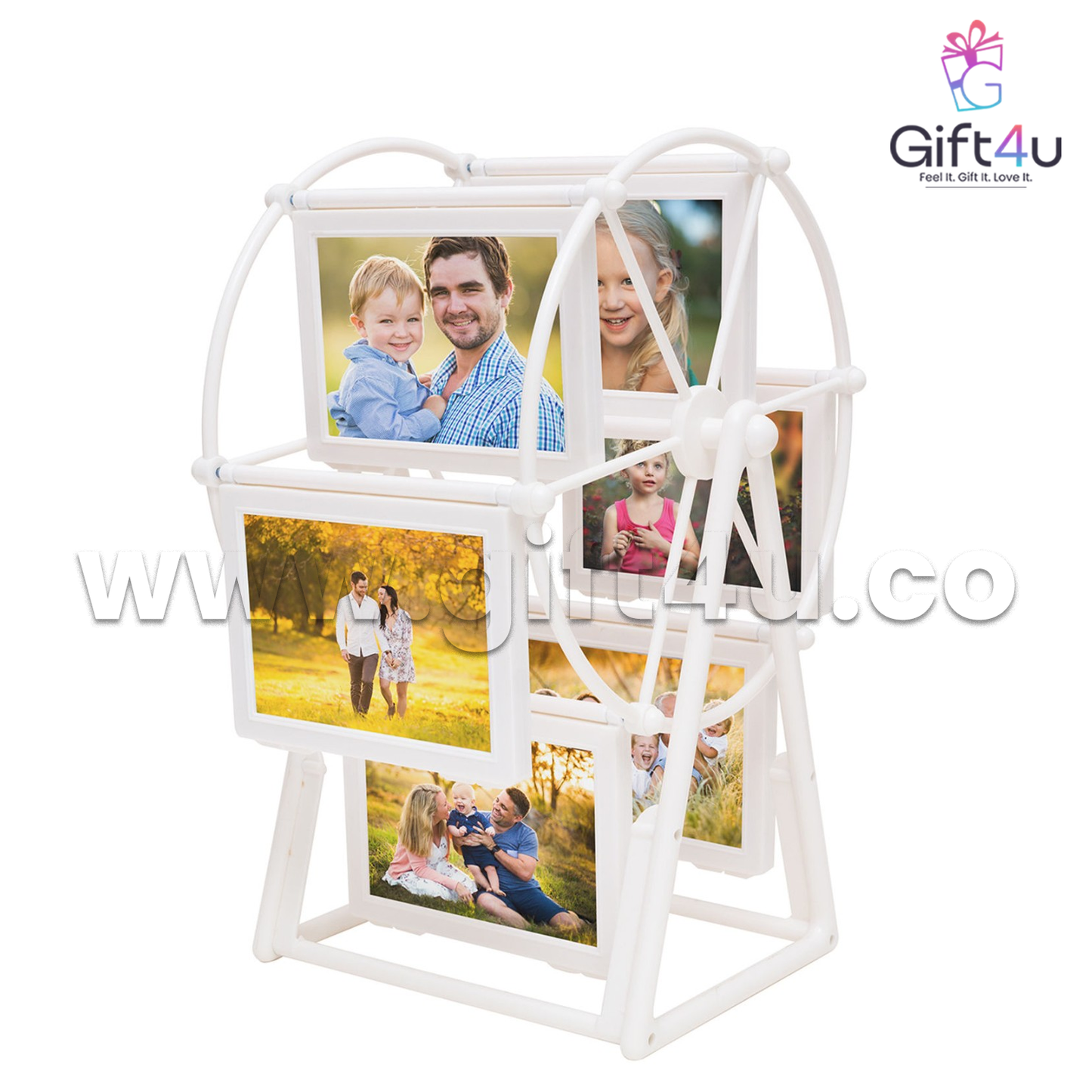 G4U RF1 SpinMemories – Personalized Rotating Ferris Wheel Photo Frame