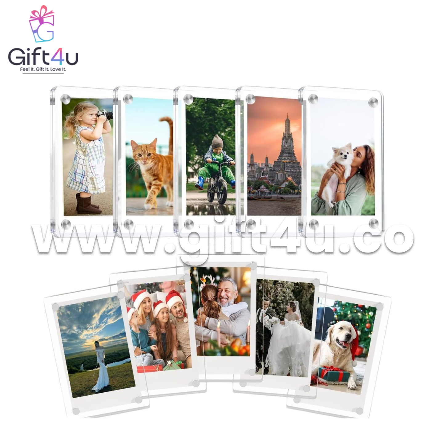 G4U MG7 PolaMag – Polaroid-Style Fridge Magnets
