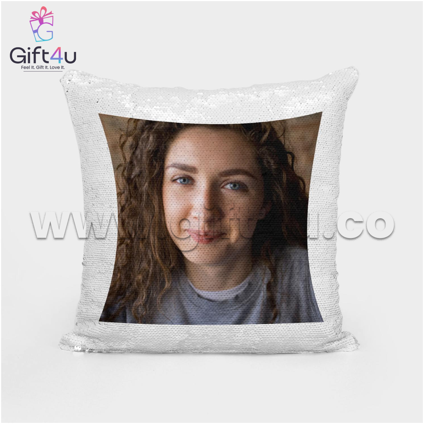 G4U PL1 3-in-1 Sequin Magic Pillow | Reversible, Decorative & Travel-Friendly