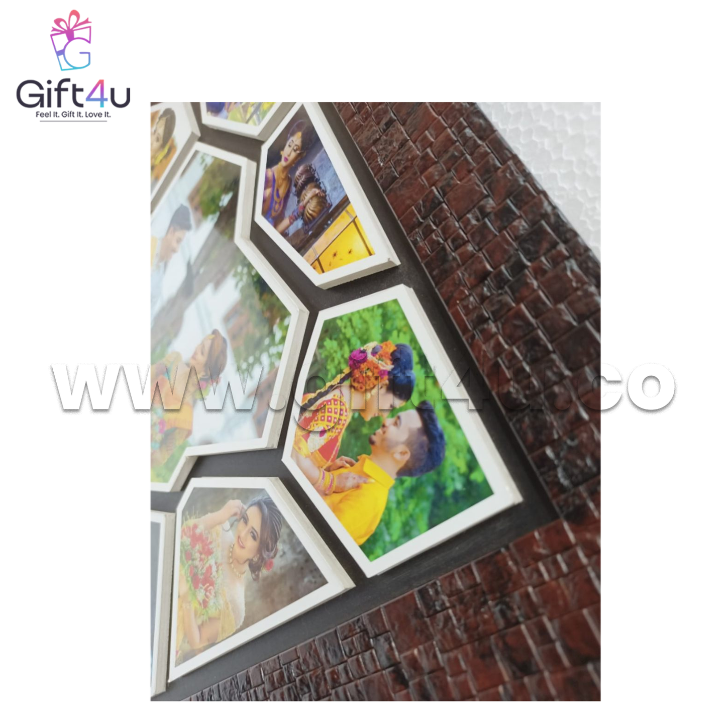 G4U FR3 Rustic Mosaic Love Frame