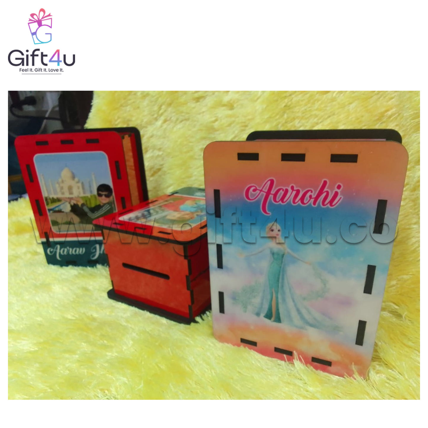 G4U PB1 Personalized Cartoon Piggy Bank