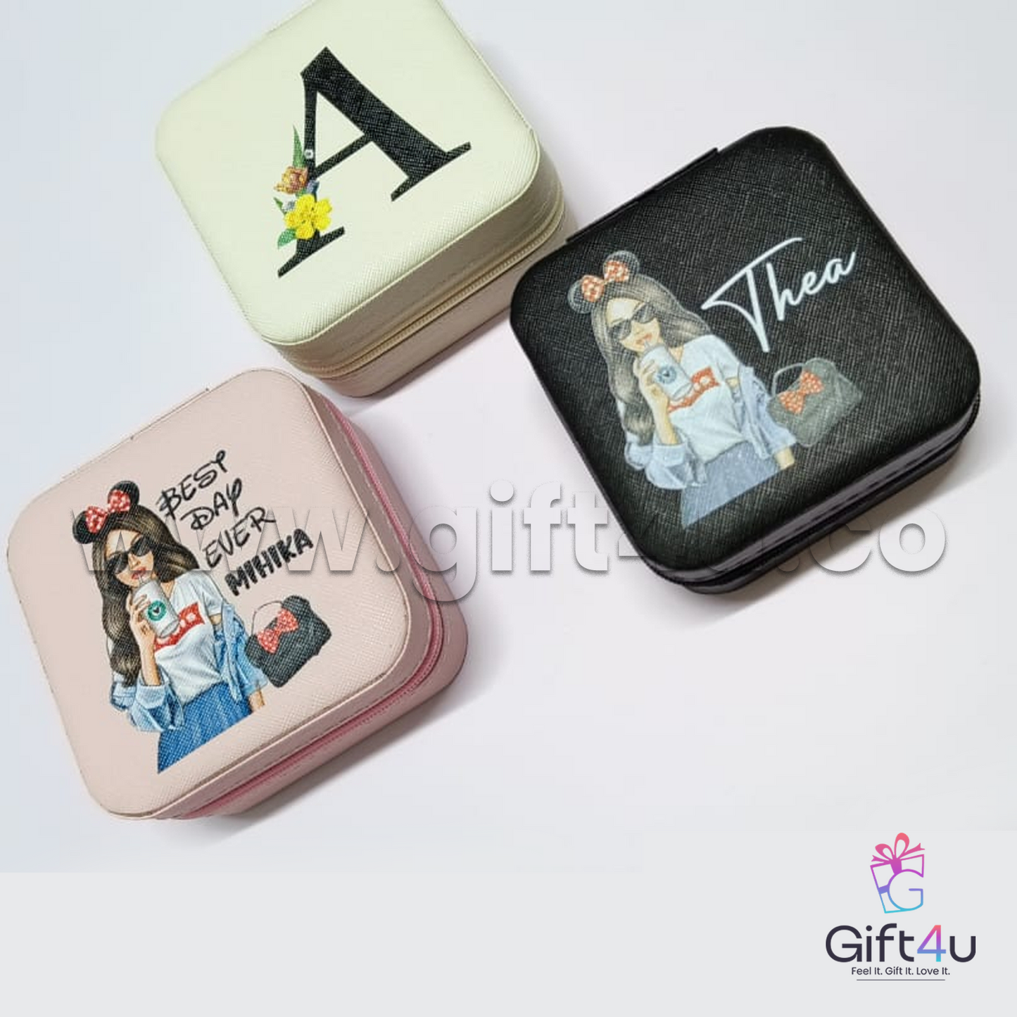 G4U JB1 Customised Jewellery Box – Personalised Elegance