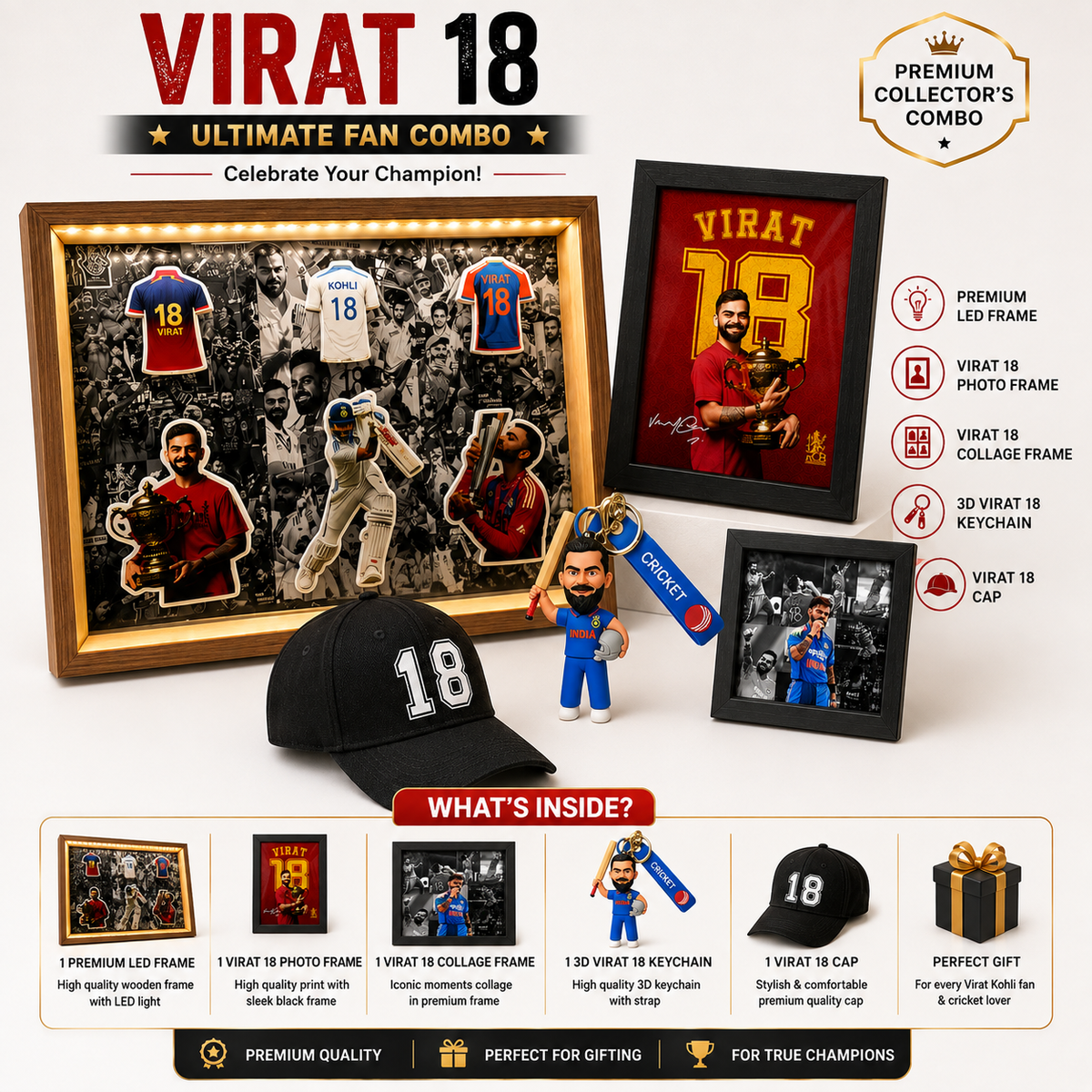 Virat 18 Ultimate Fan Combo