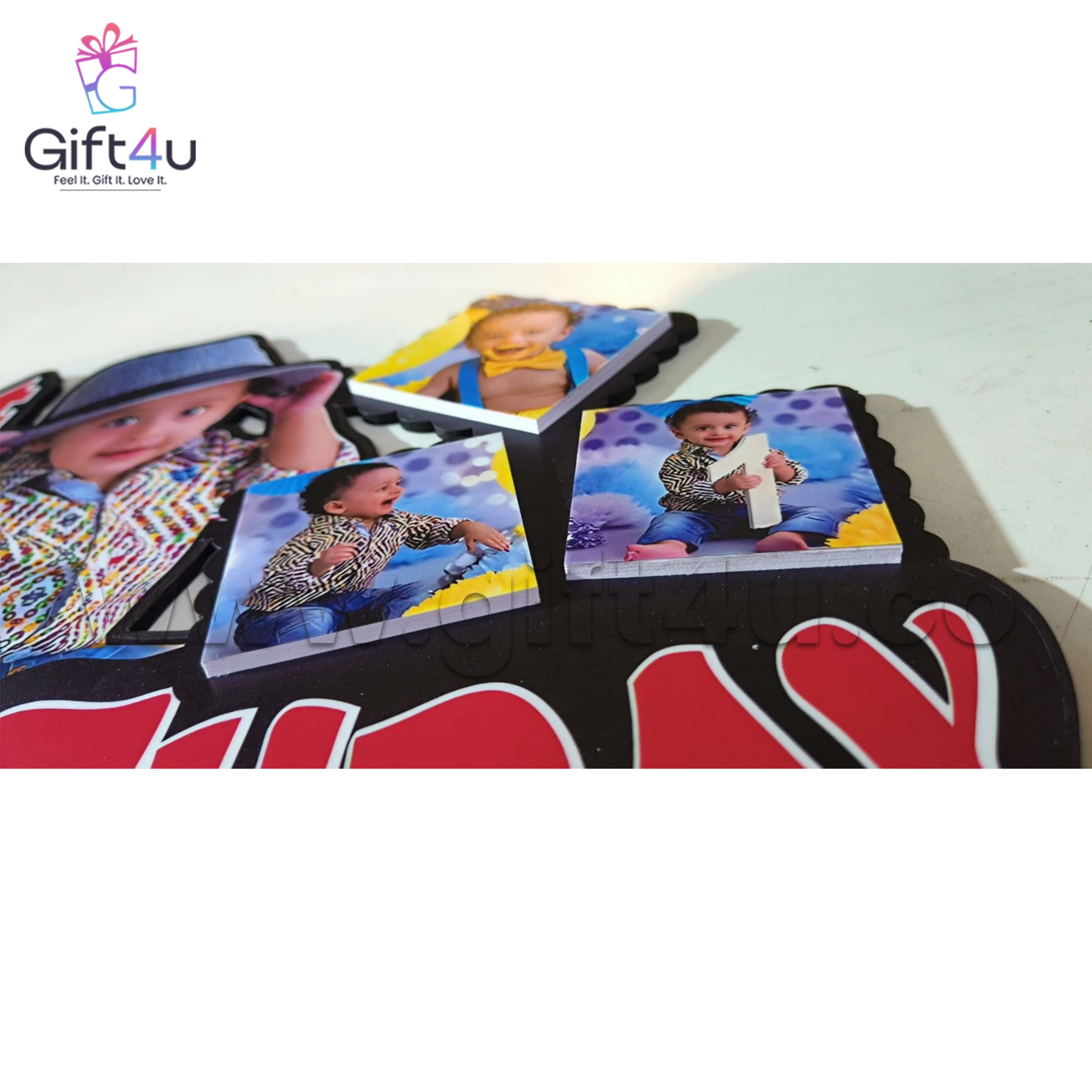 G4U FR57 Tiny Tales – 1st Birthday Cutout Frame