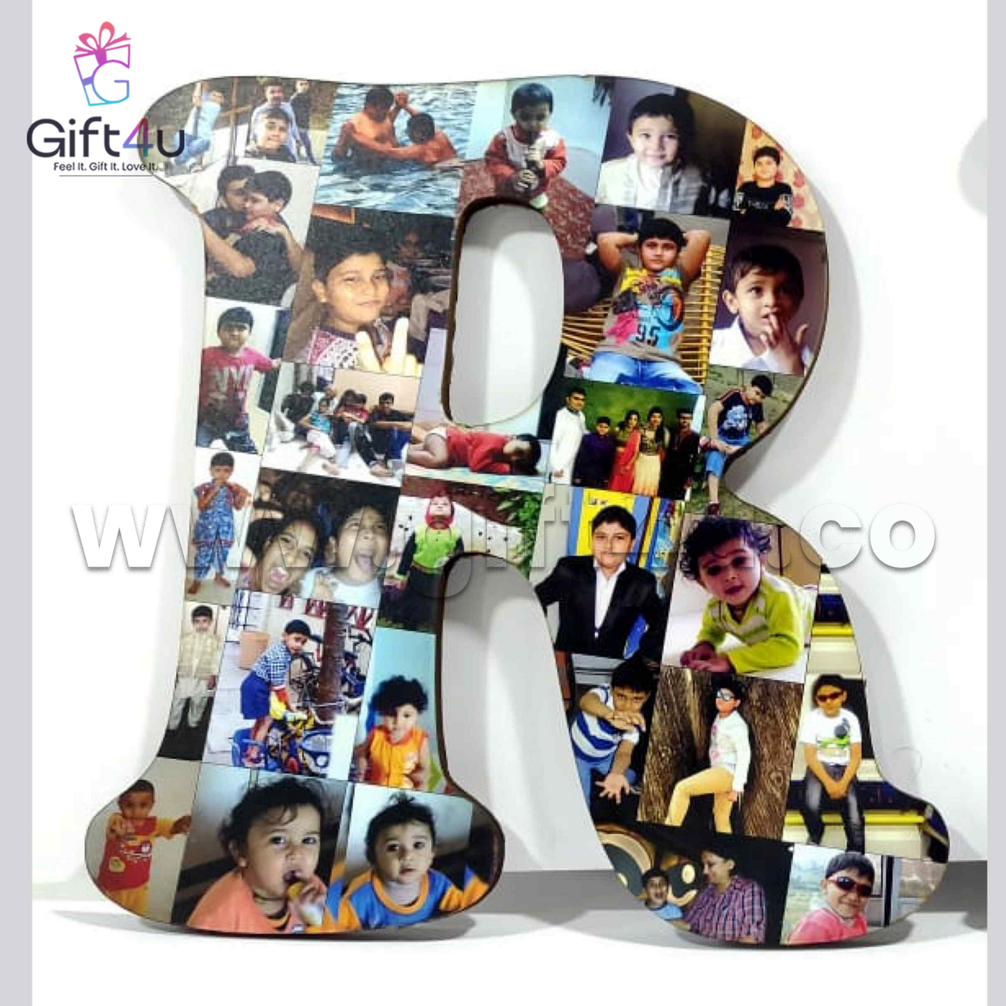FR49 G4U AlphaFrame – Custom MDF Photo Letter Wall Art