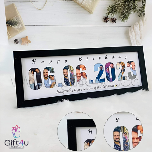 FR48 G4U Memodate – Personalized Photo Date Frame