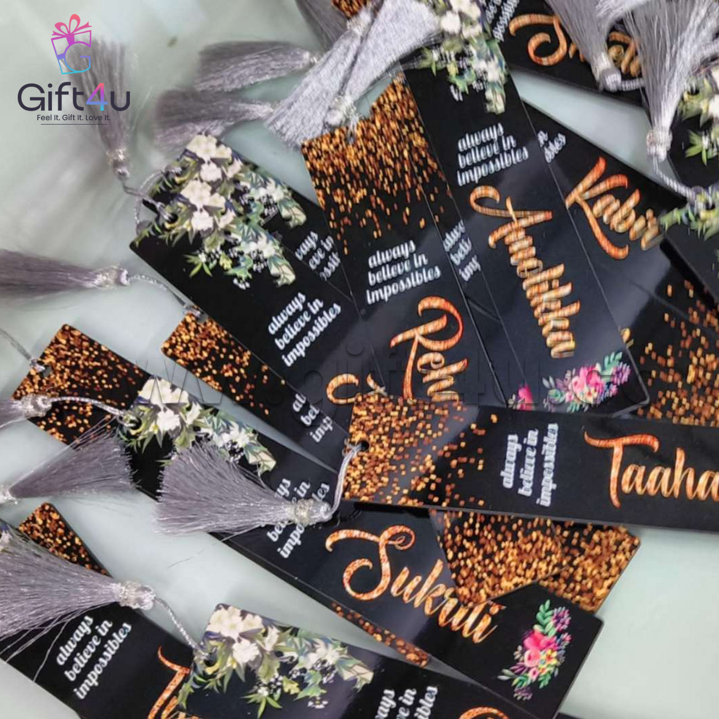 G4U BK1 Engraved MDF Bookmark