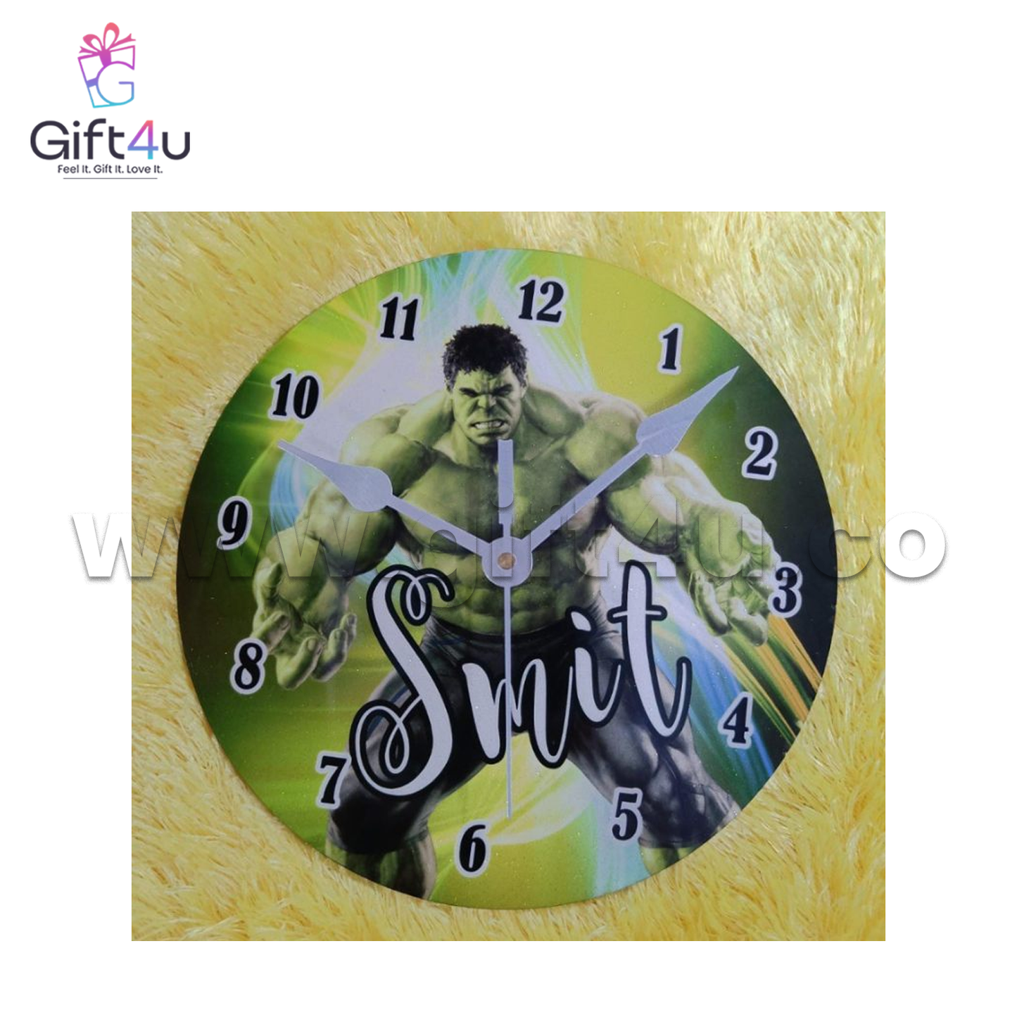 G4U MC1 HeroTime Personalized Wall Clock