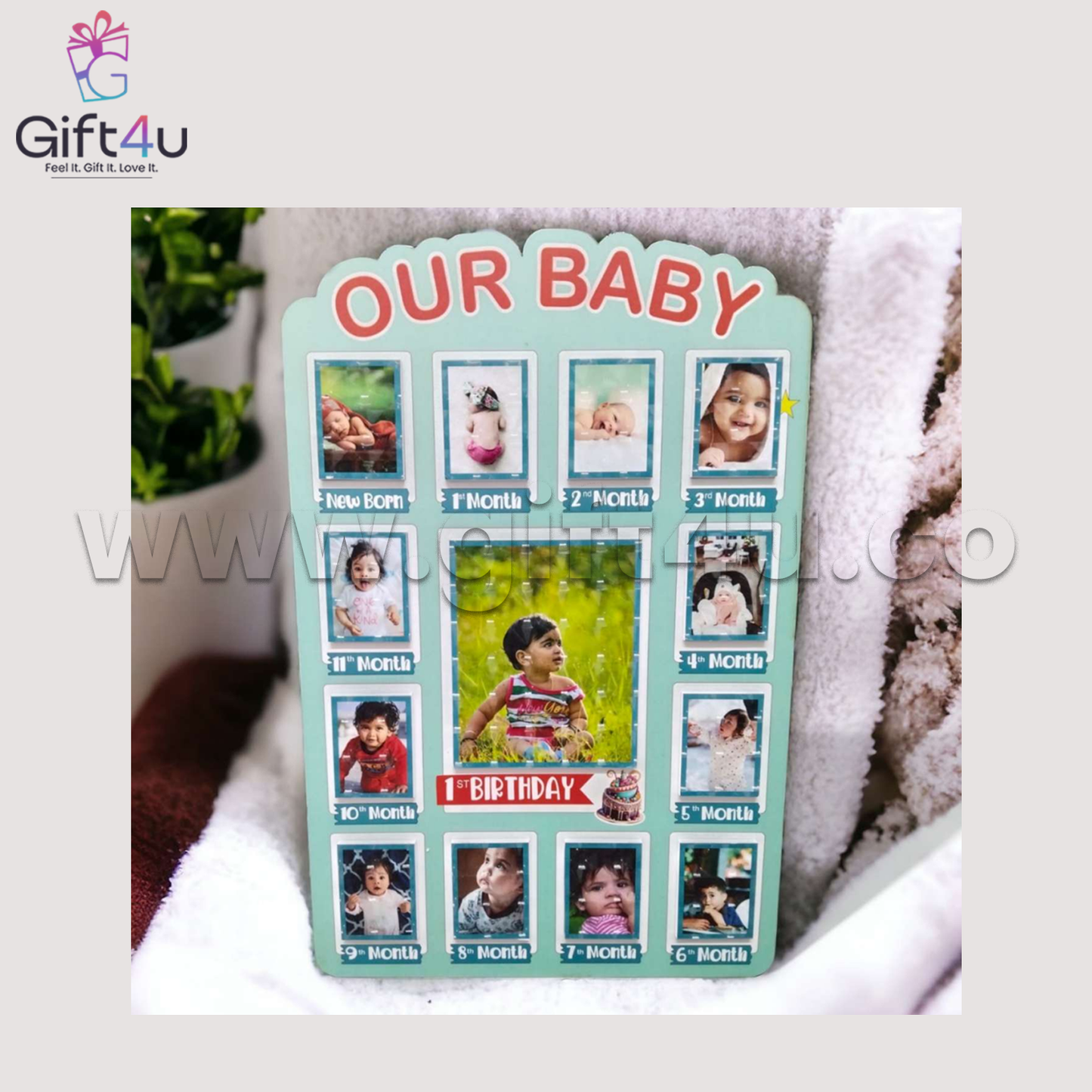 G4U FR63 Baby Steps Memory Frame