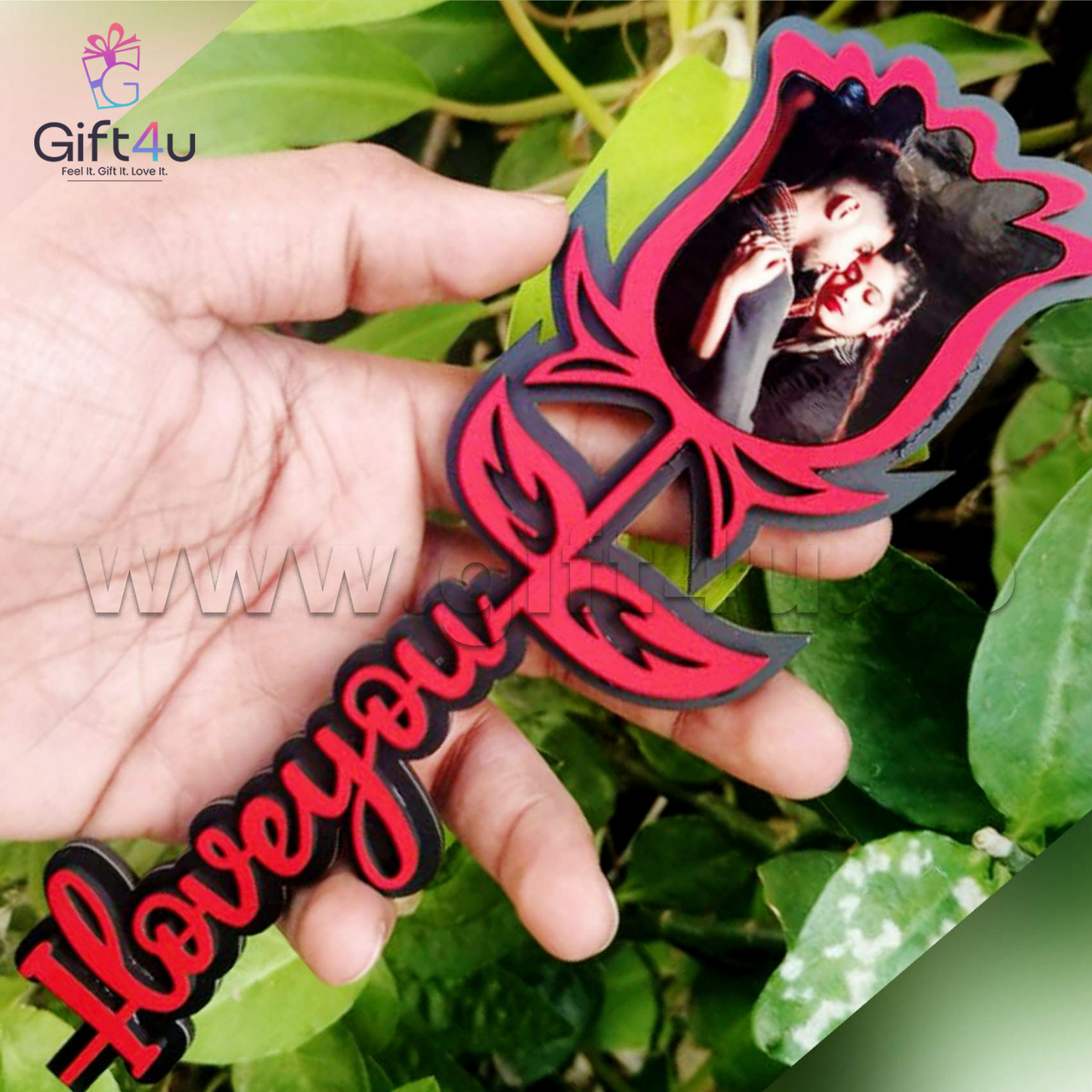 G4U PR1 Personalized Photo Love Rose