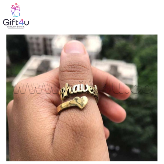 G4U R1 LoveLoop Adjustable Name Ring