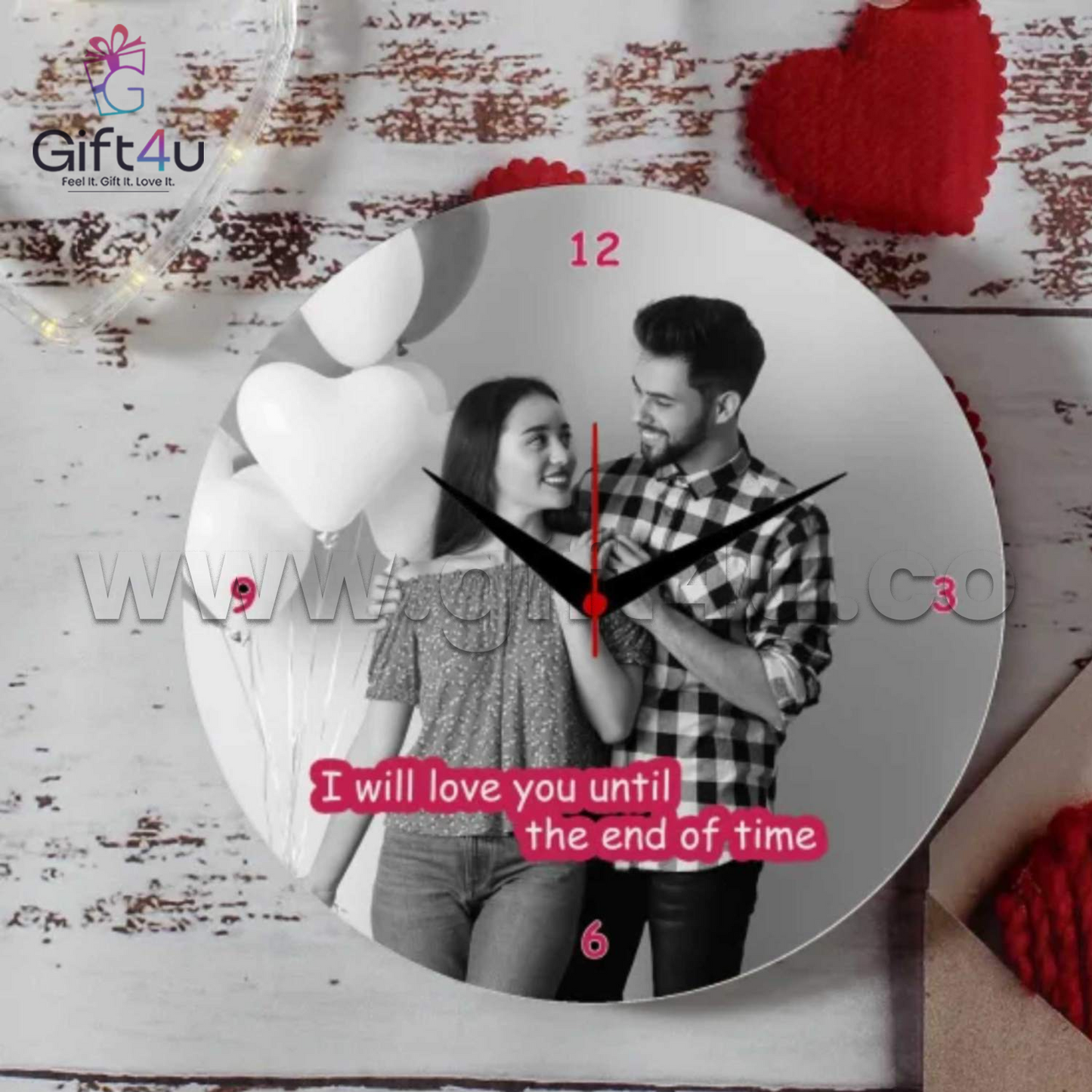 G4U MC1 HeroTime Personalized Wall Clock
