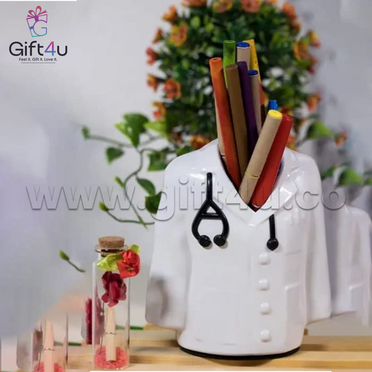 G4U PS6  Doctor Apron Pen Stand – The Perfect Prescription for Desk Décor