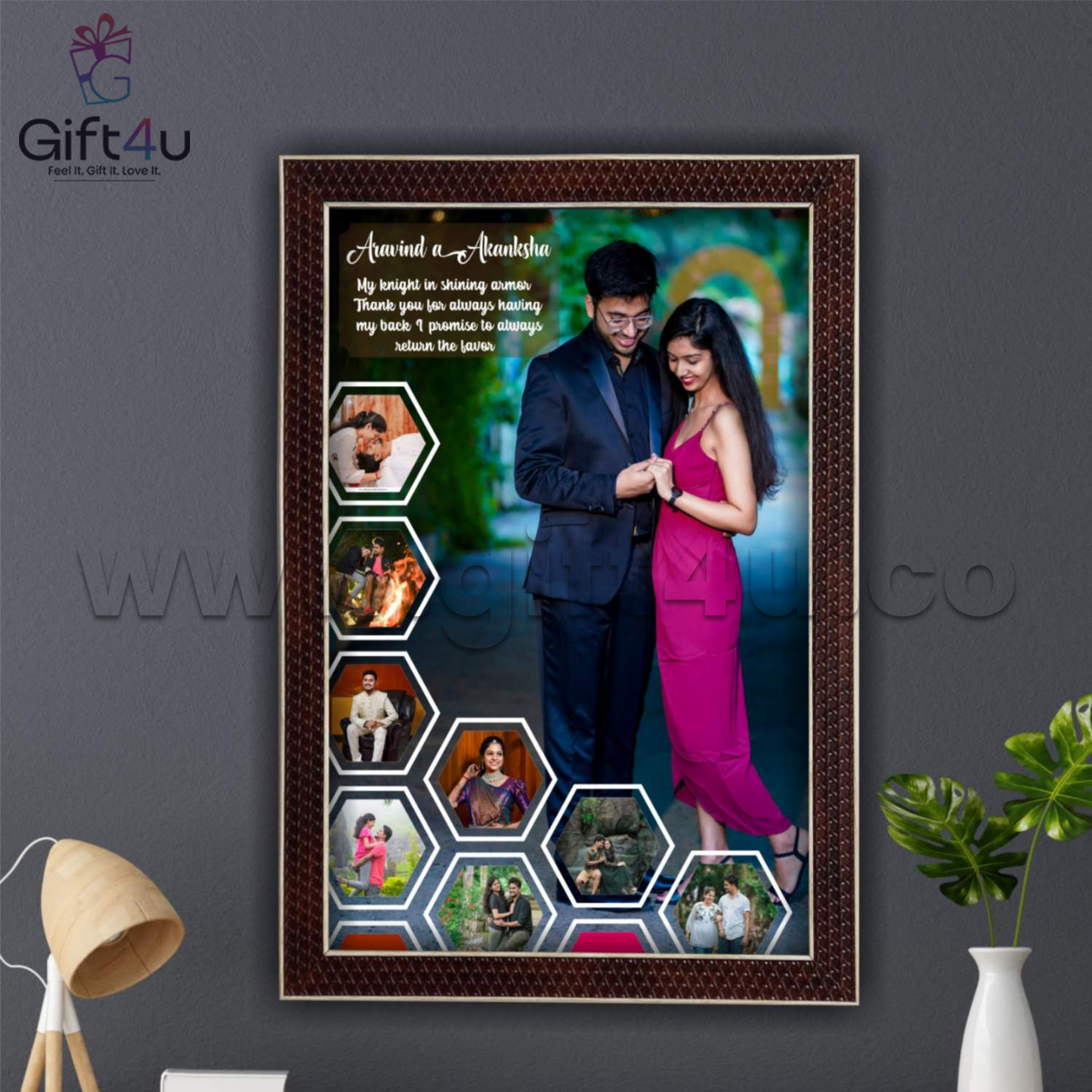 FR14 G4U Hexagon Harmony Collage Frame