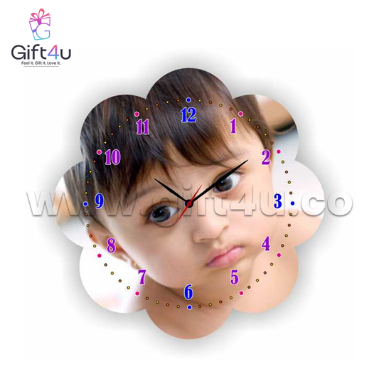 G4U AC1 BlossomFrame Personalized Clock