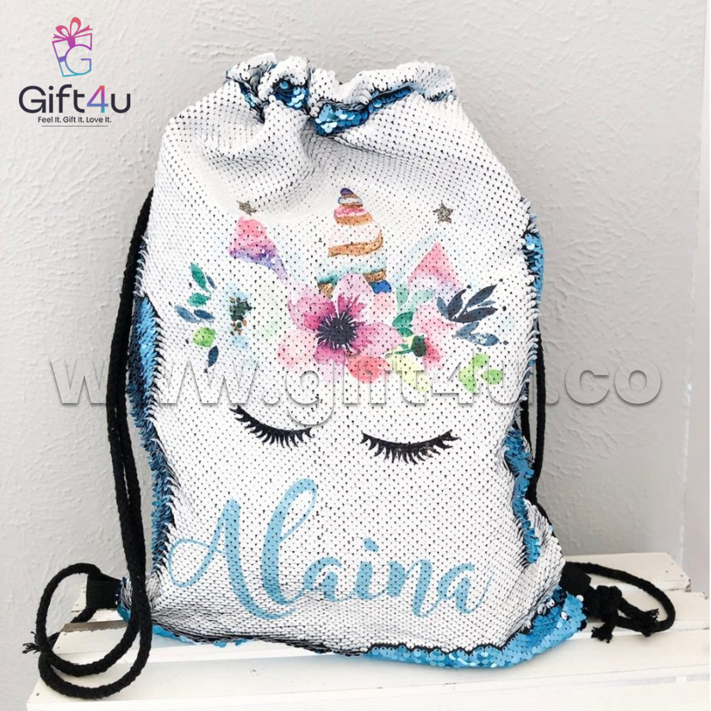 G4U SB1	SparkleMe Custom Sequin Bag