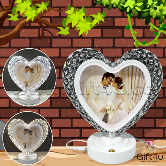 G4U CF2 HeartLume – Crystal Glow Heart Photo Frame