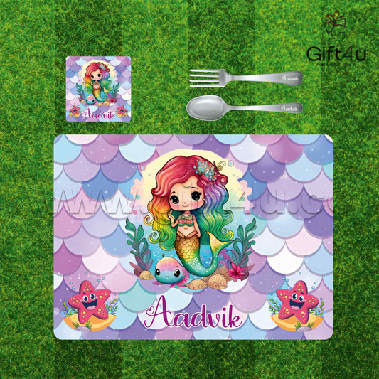 G4U TM1 Premium Kids Table Mat Combo – Personalized Mealtime Fun!