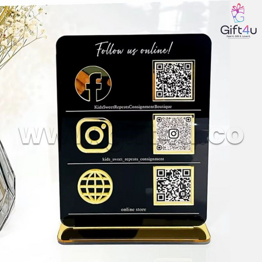 G4U QR2 ScanSpot – Custom QR Display Stand