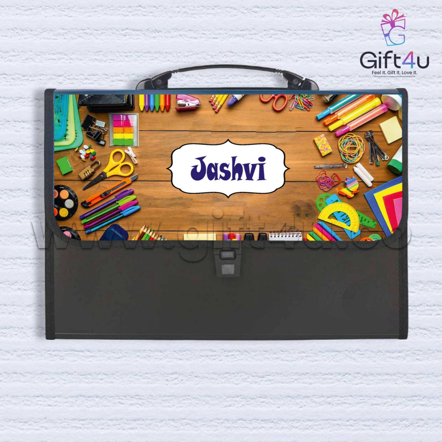 G4U FD2 Personalized Document Folder for Kids