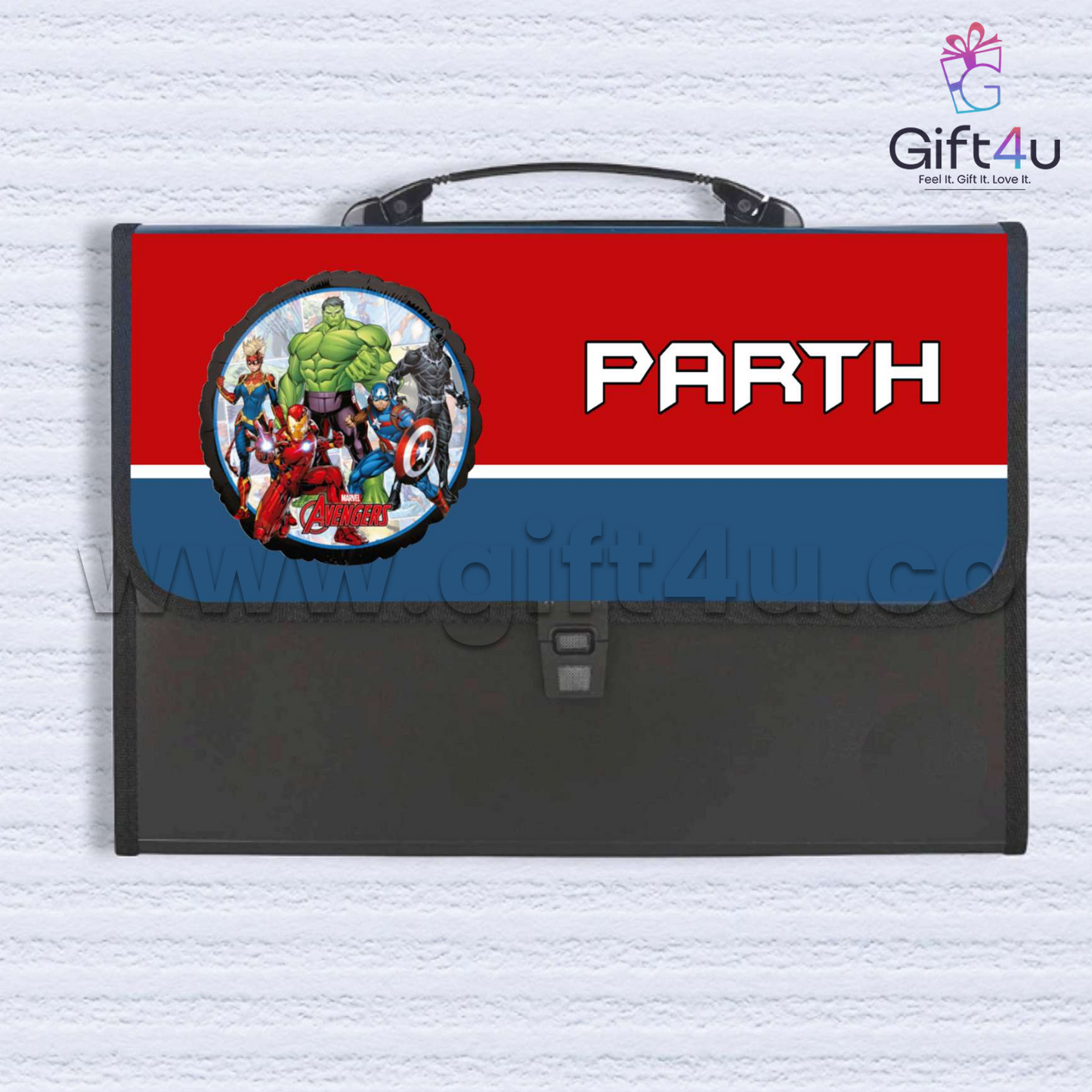 G4U FD2 Personalized Document Folder for Kids