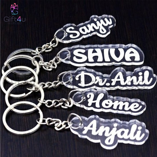 G4U K18  Customised Name Acrylic Keychain
