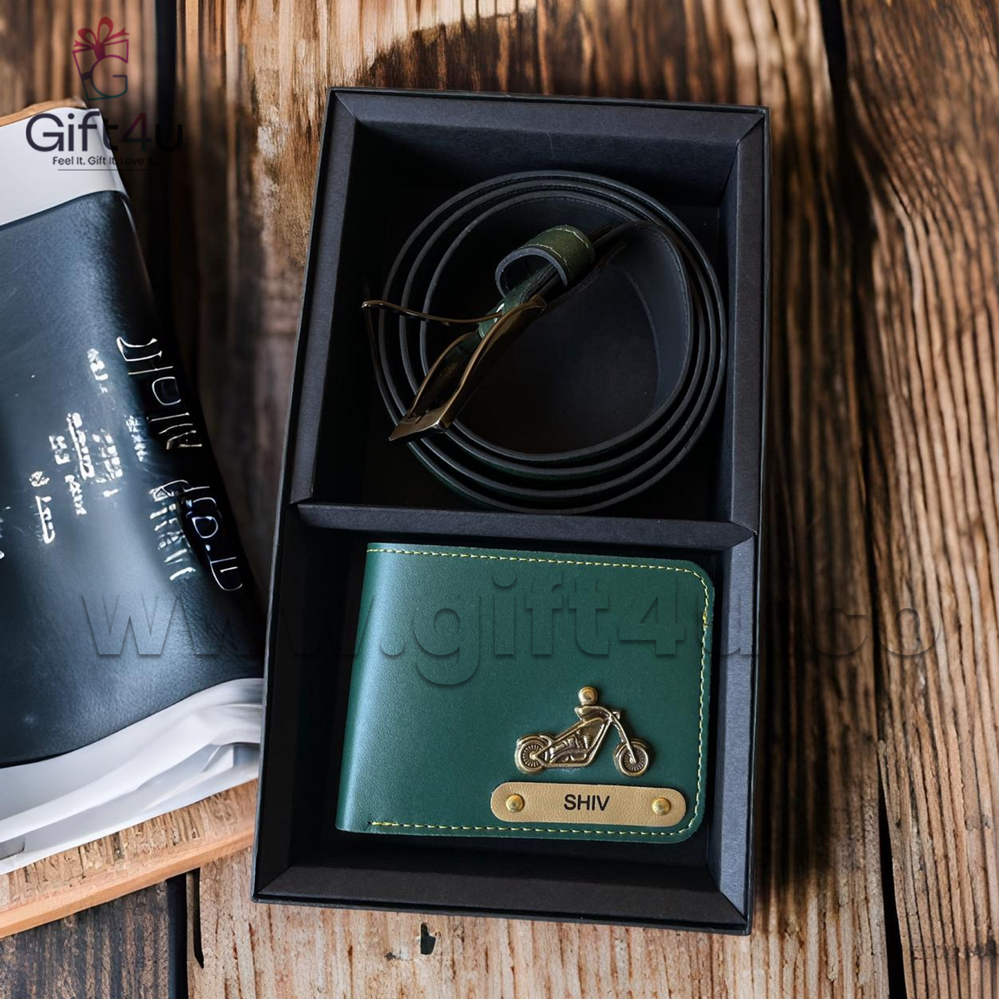 M18G4U Prestige Belt & Wallet Gift Set