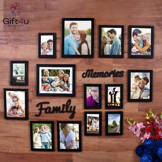 FR26 G4U Family & Memories – 13 Photo Frame Wall Art Set
