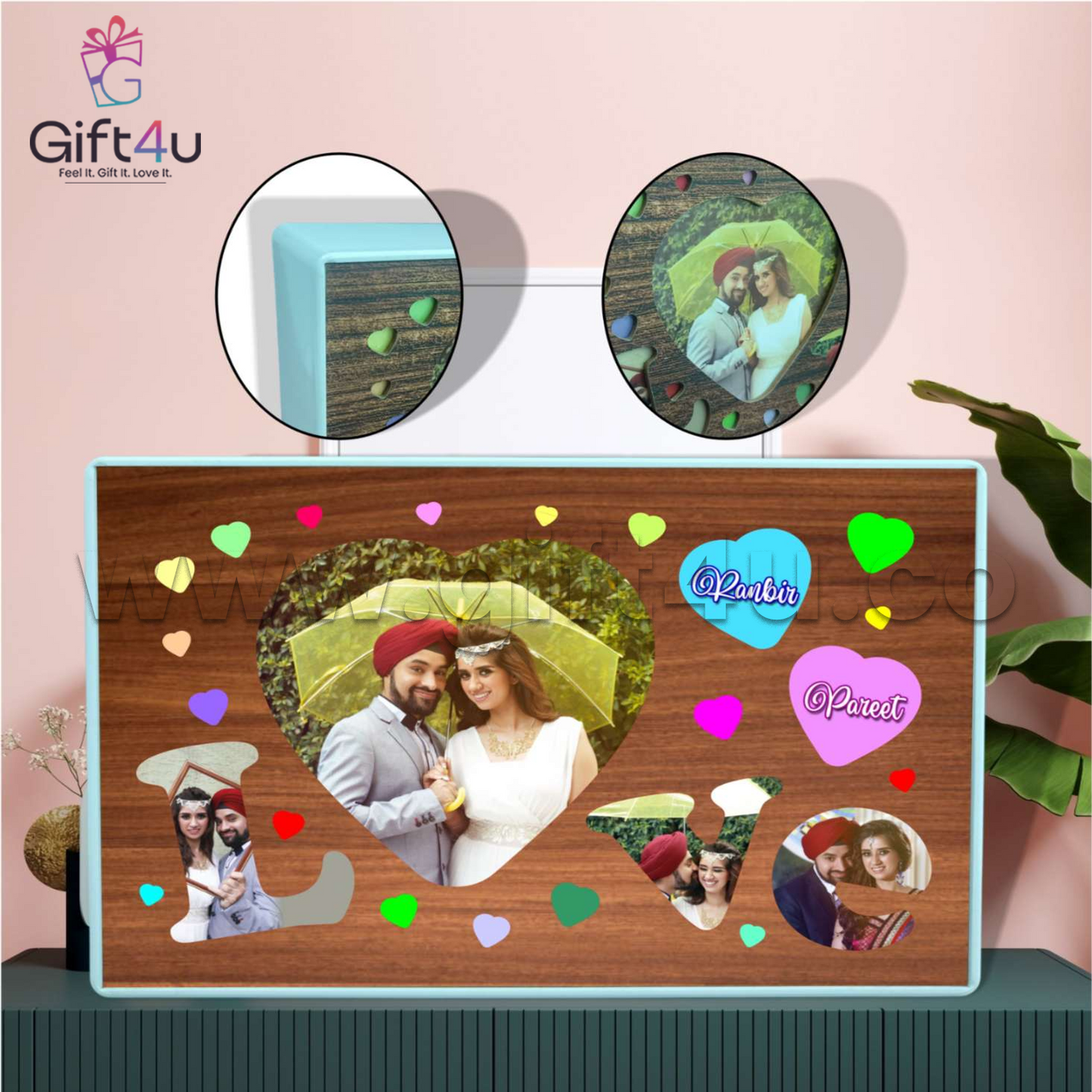 G4U BLF1 GlowLoveBox – Dual-Use LED Photo Frame