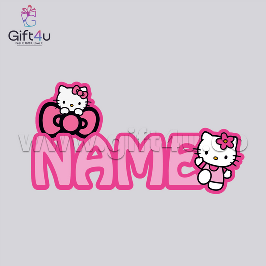 G4U NP15 Custom MDF Name Plate – Kawaii Style for Your Little Star