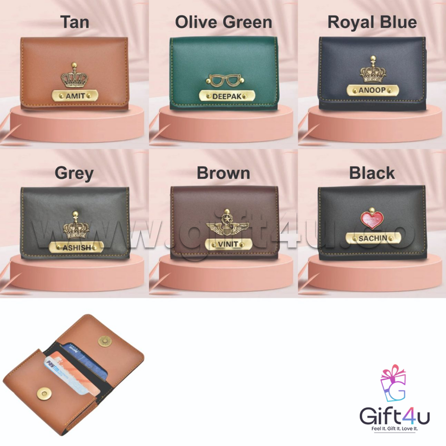 WM16G4U PrestigeCard Personalized Visiting Card Holder
