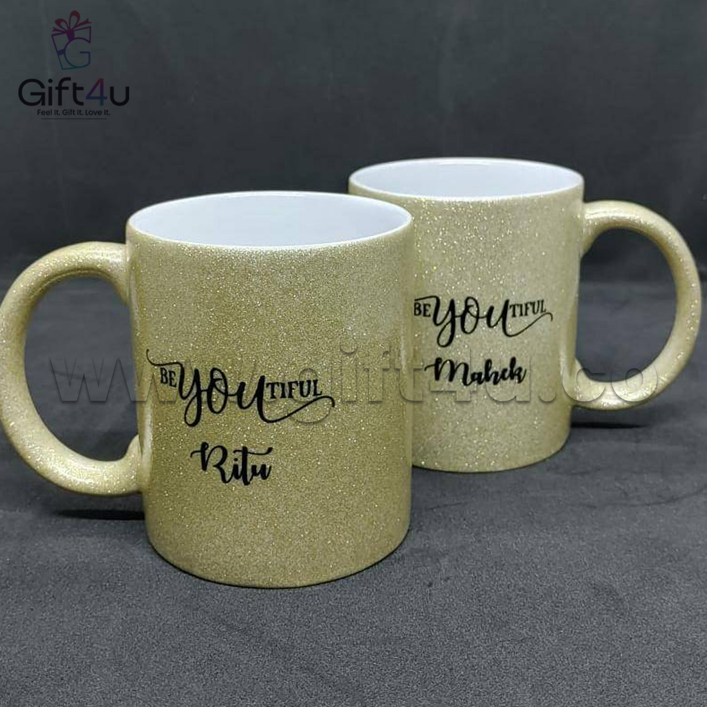 G4U M5 GlimmerSip Gold Mug
