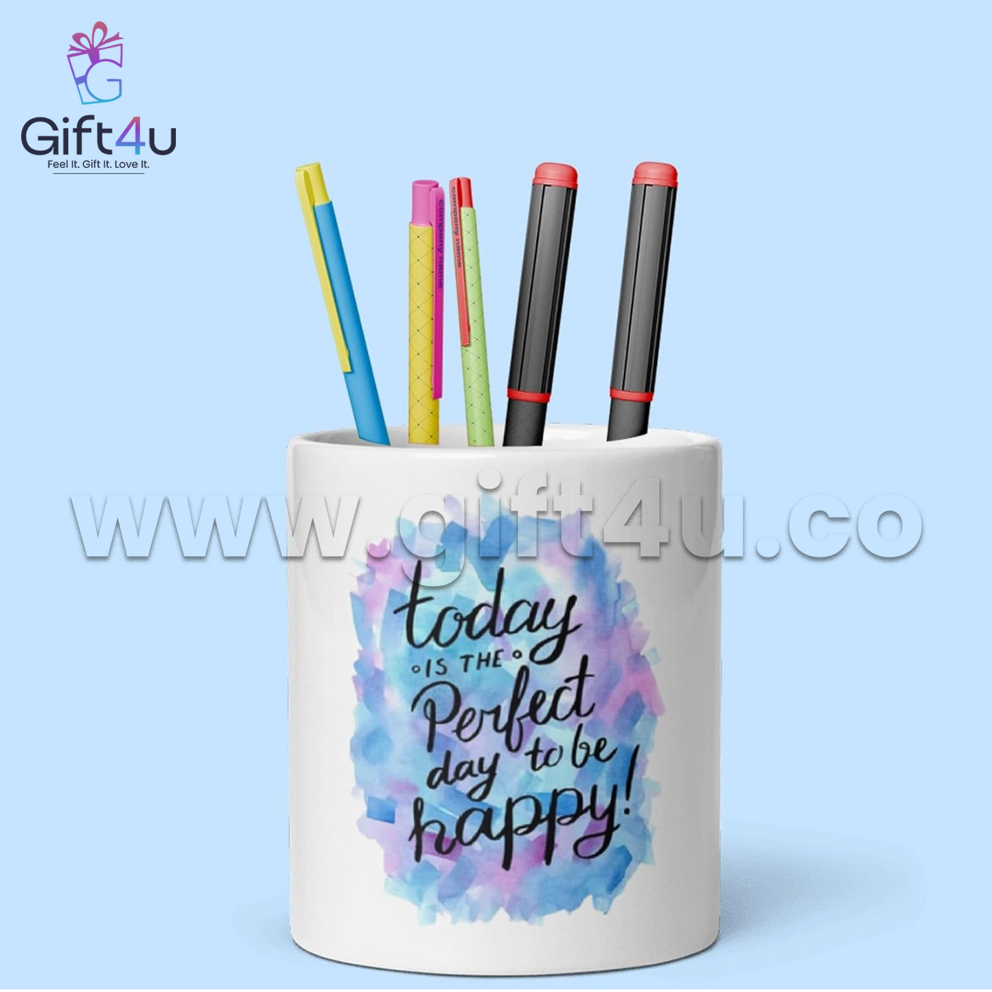 G4U PS9 Ceramic Pen Stand – Minimalist Elegance for Every Desk