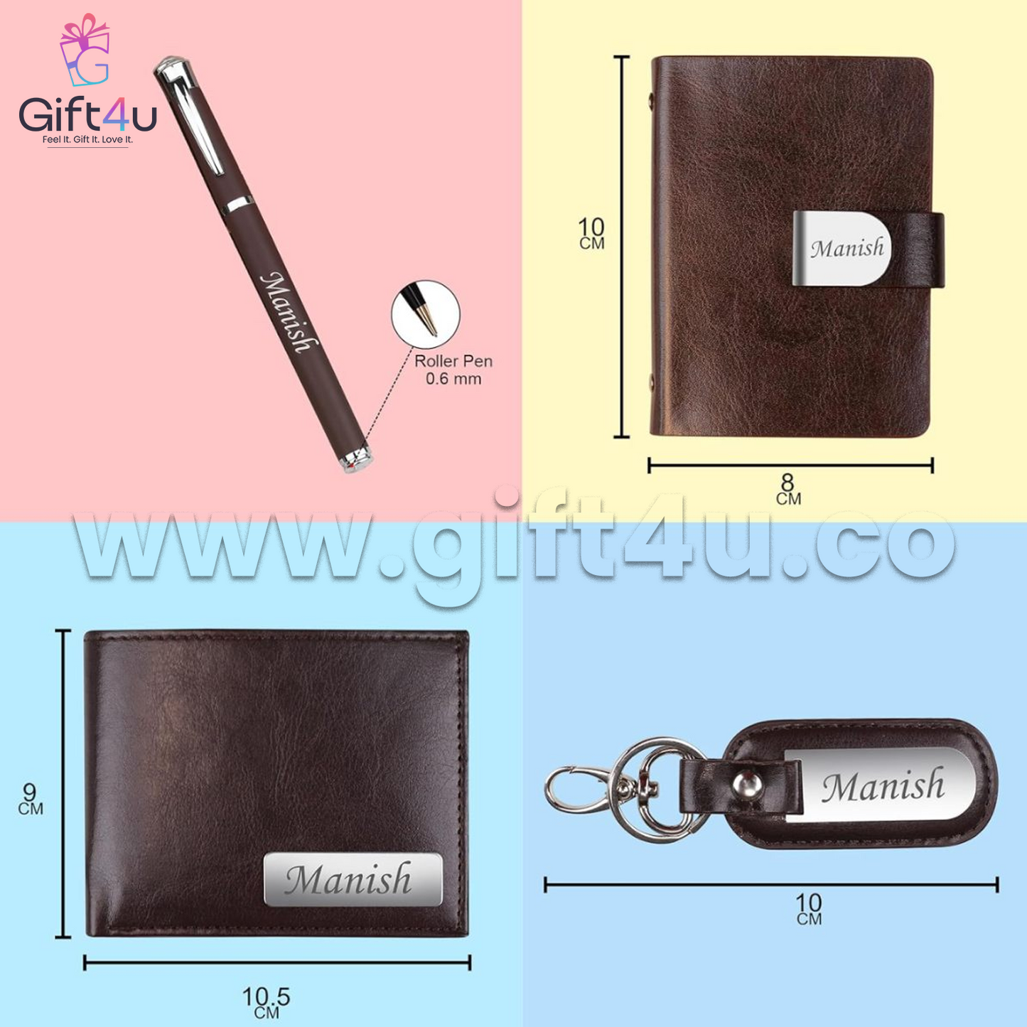 G4U GS22 GentEdge Personalized Leather Set