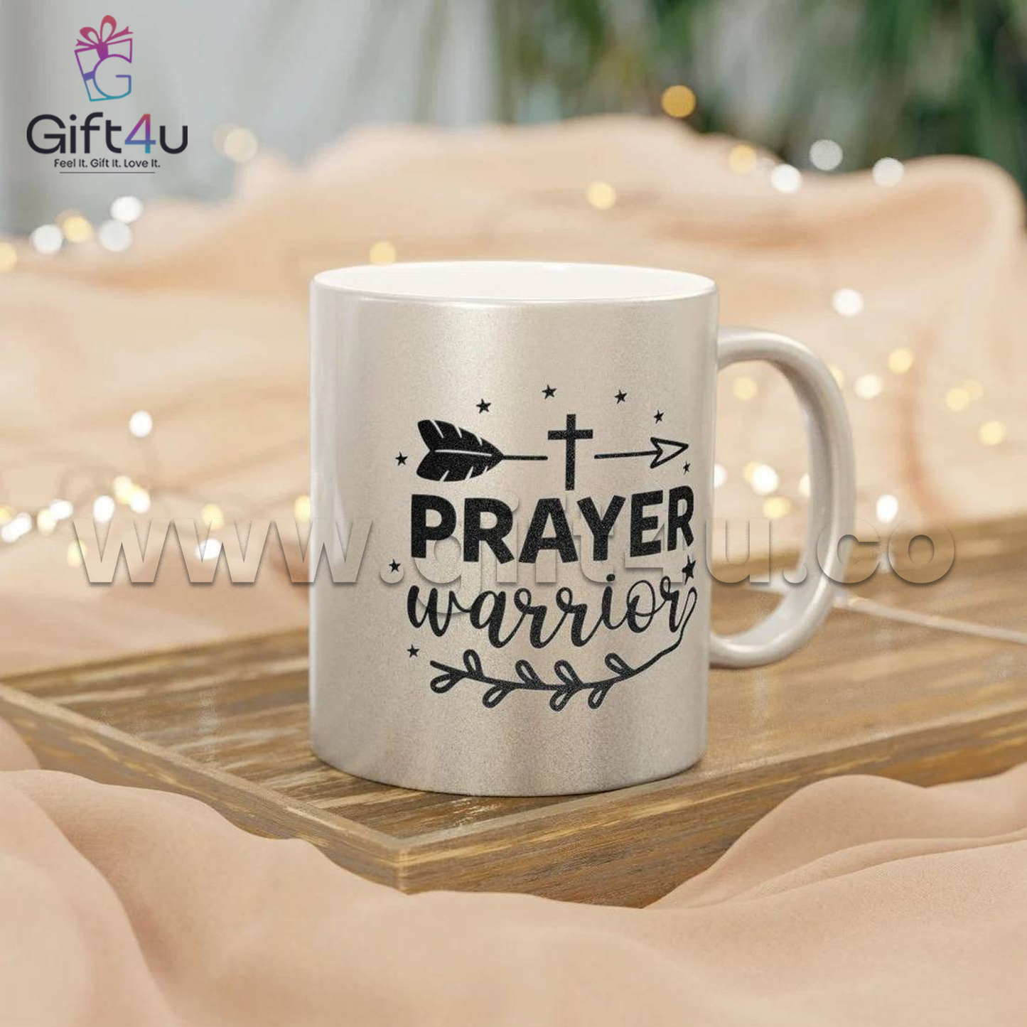 G4U M6 ShineBright Silver Mug