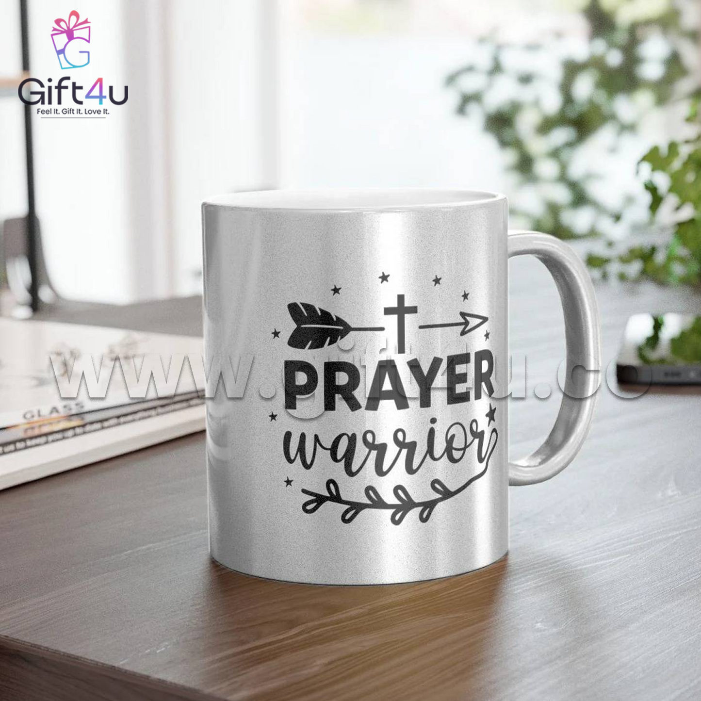 G4U M6 ShineBright Silver Mug