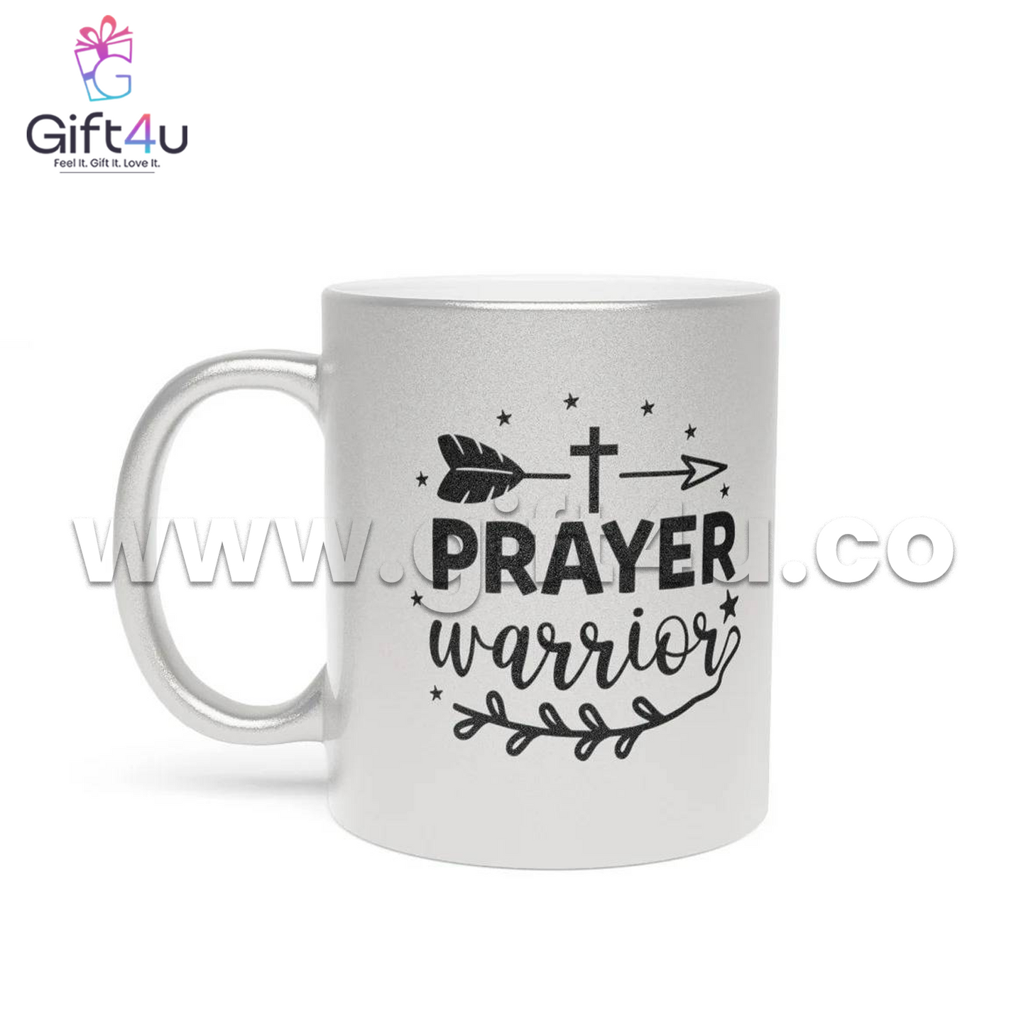 G4U M6 ShineBright Silver Mug