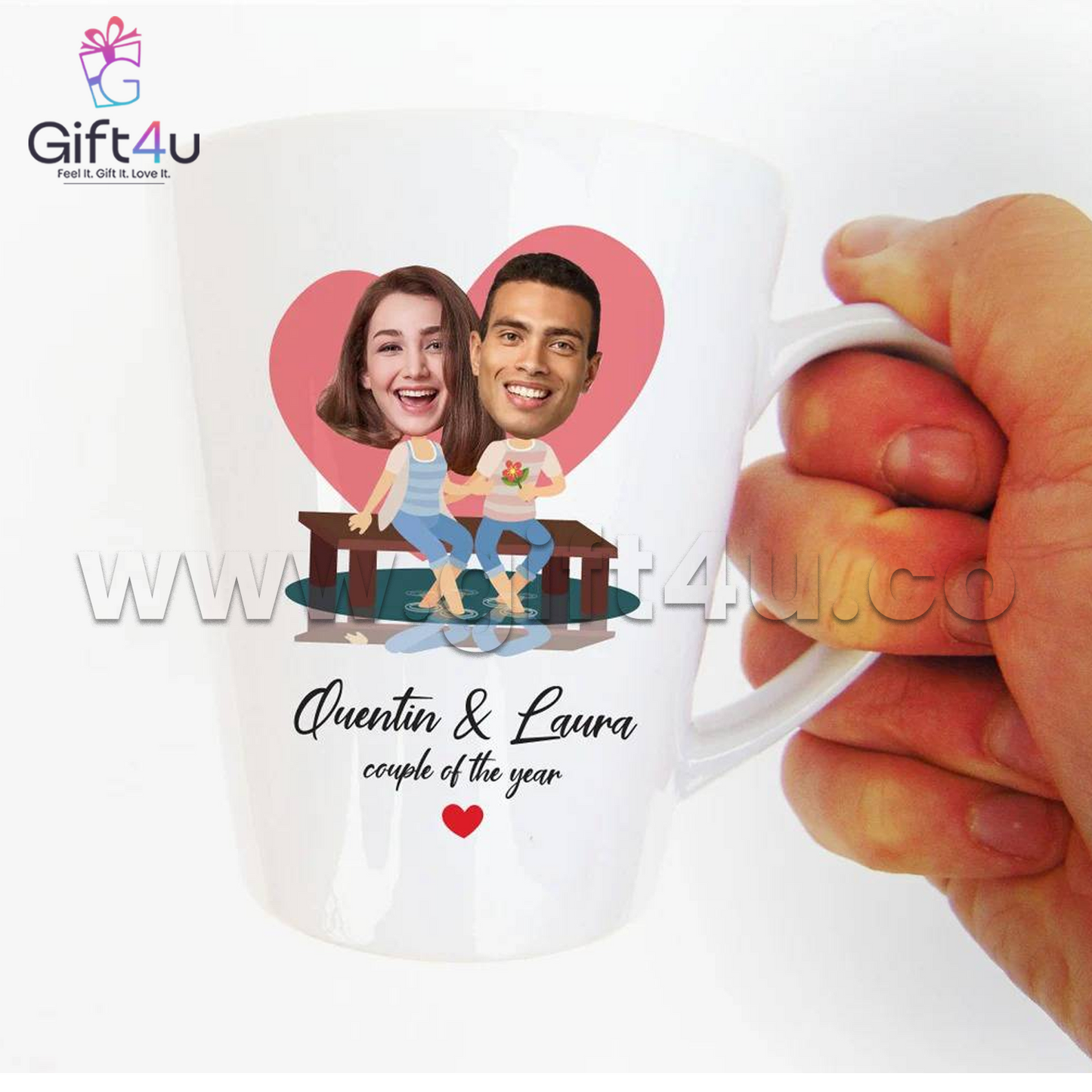 G4U M7 LoveCone Couple Mug