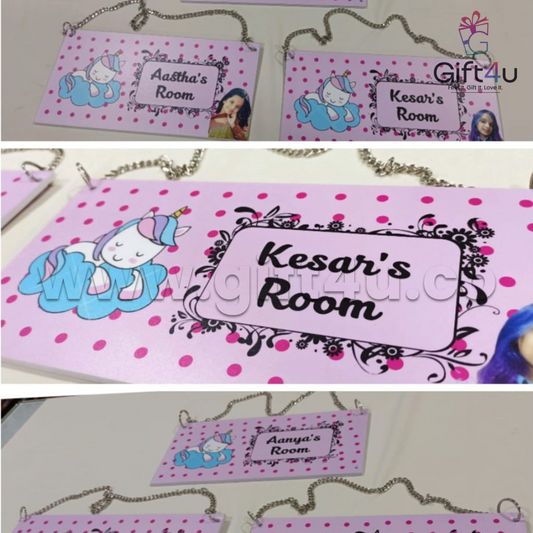 G4U RNB1 Personalized Room Name Board for Kids