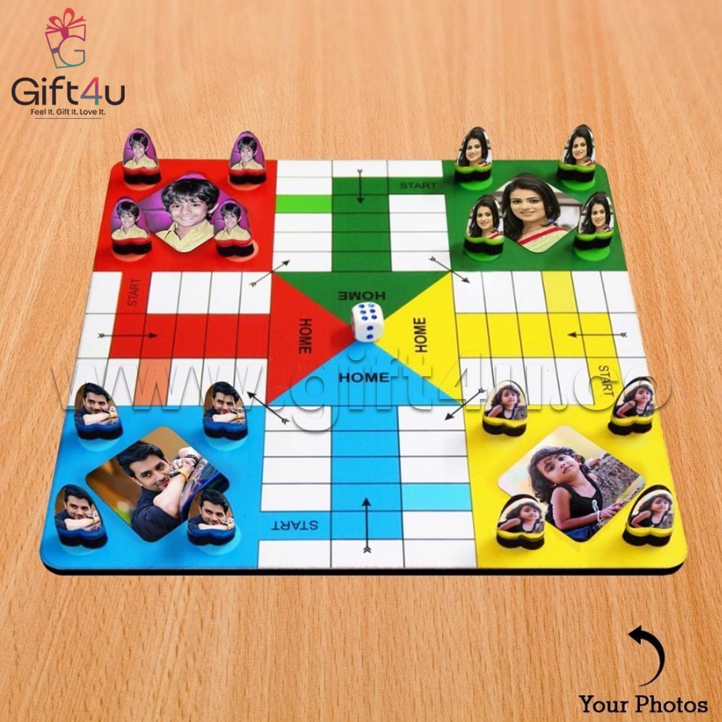 G4U LD1	LudoSnap – Personalized Ludo Game Set