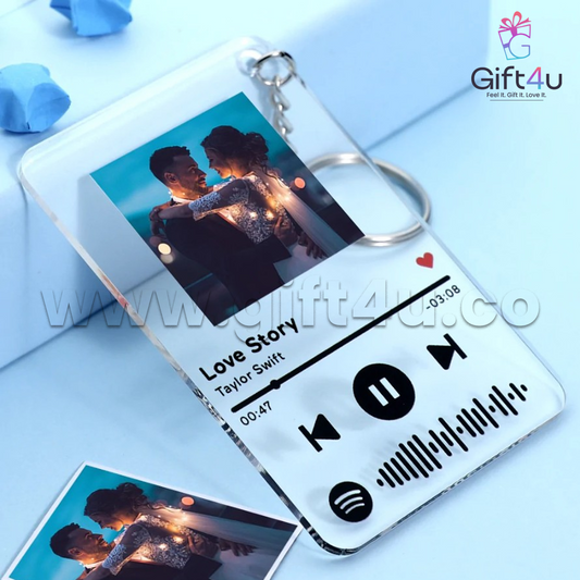 G4U K30 Customised Spotify Keychain – Your Song, Always With You
