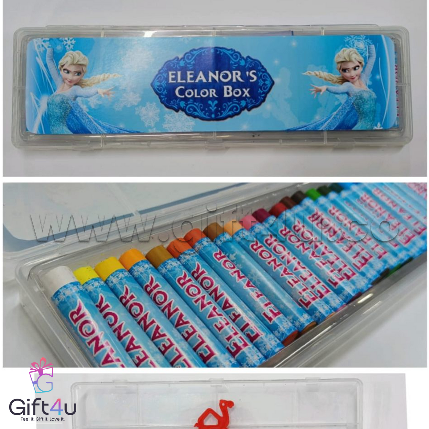 G4U CR1 Personalized 25 Crayons Set for Kids